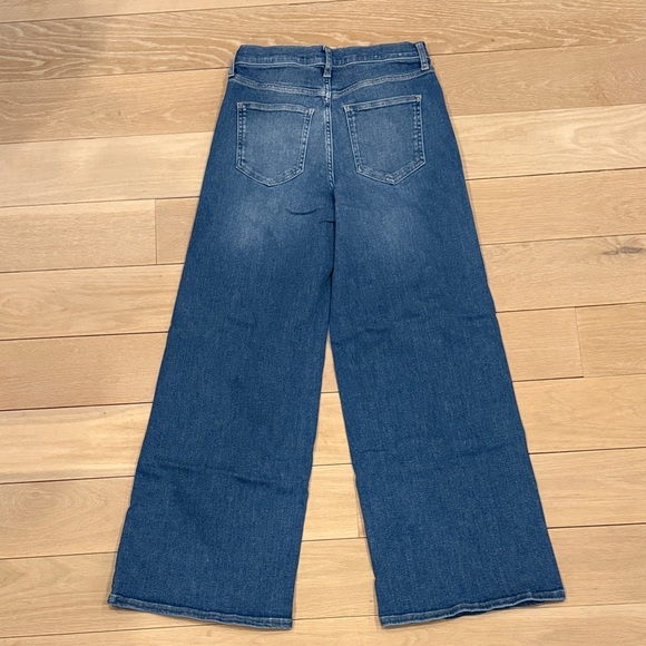Boden High Rise Wide Leg Jeans Mid Vintage | size 28 - Picture 6 of 10